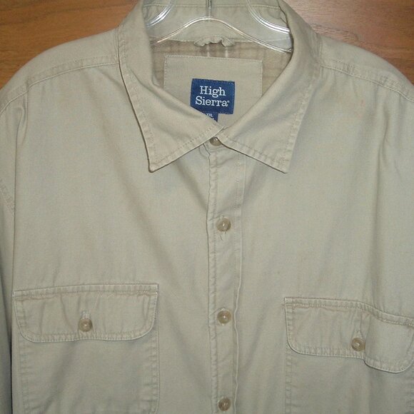 Vintage Chore Field Barn Coat Lined Jacket Mens XXL Tan  - VTG High Sierra - Picture 3 of 11